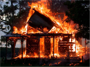 Yoga House on Fire