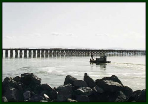 Lucin Cutoff Railroad Trestle