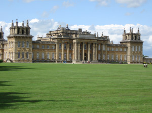 My house where I live. Actually no, it's Blenheim Palace