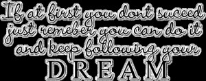 Following Your Dreams 33