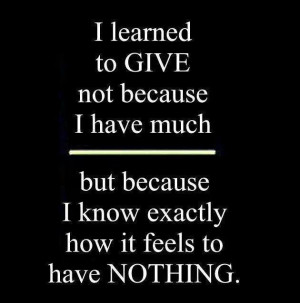 Learn to give