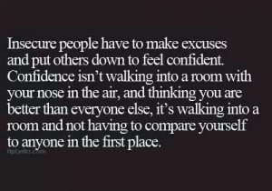 Confidence is...