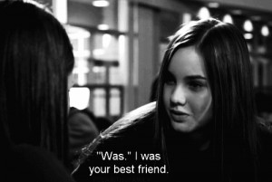 quote Black and White Friendship best friend honesty breakups broken ...