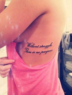 Ribs Quote. I like this placement, if I were to ever get one. It might ...
