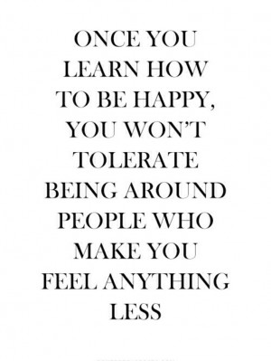 Learn to be happy