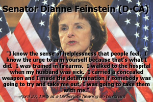 Hypocrite Dianne Feinstein: Assault Guns are Unnecessary “Personal ...