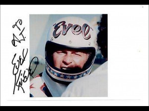 Evel Knievel Dare Devil Legend! Signed Photo 4