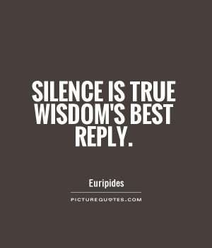Silence Quotes