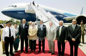 Pakistan's New Boeing 777-200lr Arrives At Rwp