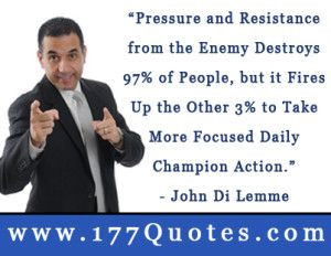Motivational Quote: Pressure in Life