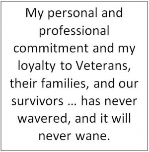 Secretary’s farewell message to VA employees