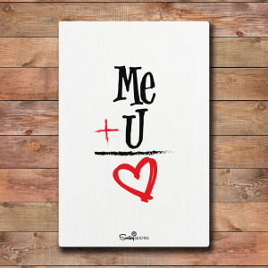 Me Plus You Equals Love