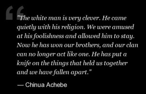 Chinua Achebe quotes
