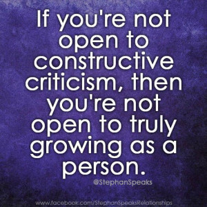 criticism quotes | life quote constructive criticism