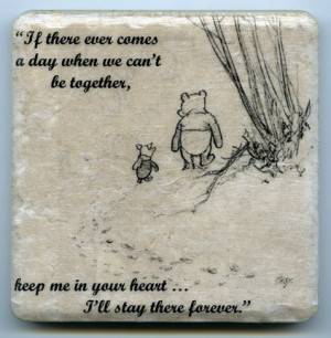 Winnie the Pooh with Life and Love Quotes and Sayings for Living Room ...