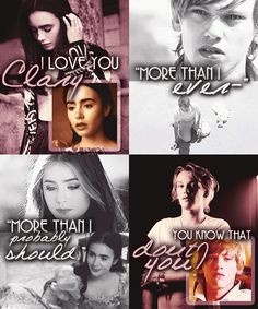 Clary & Jace, City of Fallen Angels More