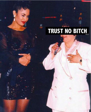 Selena Quintanilla-Perez and Yolanda Saldívar