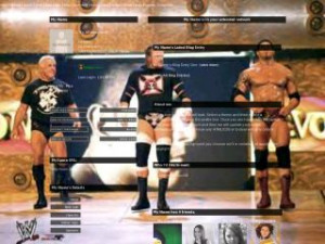 Wwe Evolution - Xray White MySpace Layout Preview