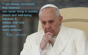 ... Pope Francis took it a step further and sent a heartfelt message