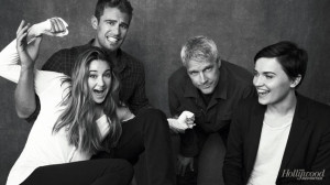Divergent Comic-Con photobooth image of Shailene, Theo, Neil, and ...