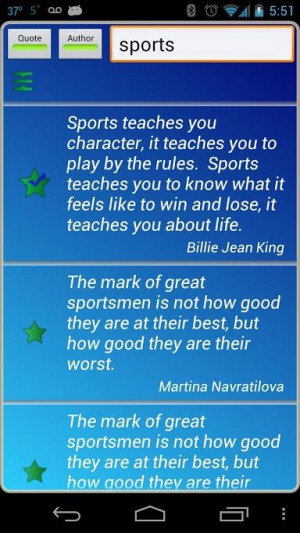 Sports Quotes Screenshot 4