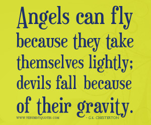 Angel quotes, angels can fly quotes