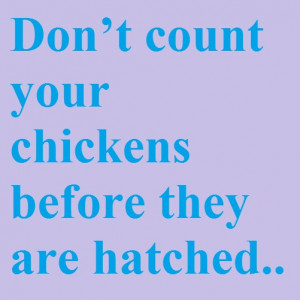 English Proverbs – Don’t count your chickens before they are ...