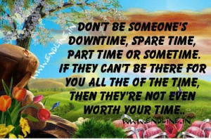 Don't be someone's downtime... - Endline