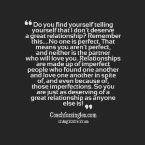 do you find yourself telling yourself that i don t deserve a great ...
