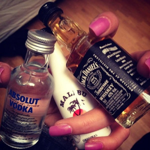 absolut vodka, alcohol, drink, jack daniells, malibu, nail art, nail ...