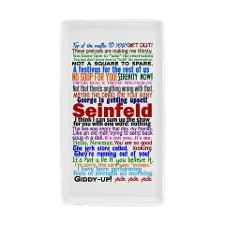 Seinfeld Quotes Cocktail Platter for