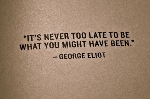 ... George Eliot so that her work would be taken seriously. I find her