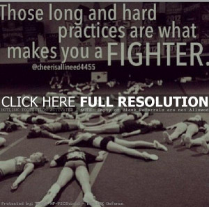 cheerleading quotes, inspiring, motivational, sayings, fighter ...