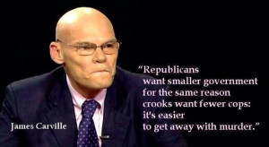 James Carville: Republicans want smaller government for the same ...