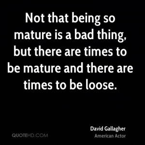 David Gallagher Quotes