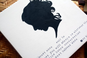 Silhouette - Quote from Jane Austen's Emma