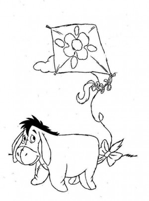 pooh and eeyore colouring pages (page 2)