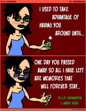 ... grandad i love you forever rest in peace grandpa quote made for post