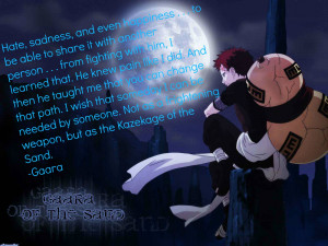 Gaara Of The Sand Quotes (26)