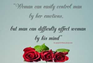 Woman can easily control - Womens Day Sayings