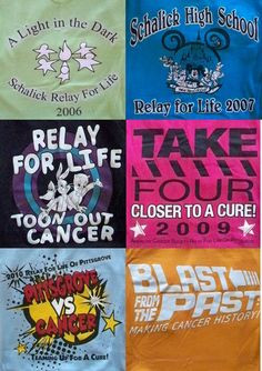 Building a tradition...Relay shirts! Relay theme ideas More
