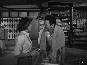 Ida Lupino and Jack Palance in Robert Aldrich's 