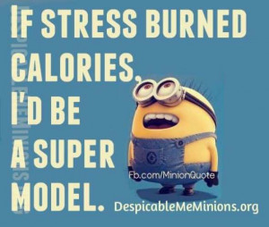 if stress burned calories if stress burned calories i d be a super ...