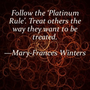 Do you follow the platinum rule? #WWOTD ...