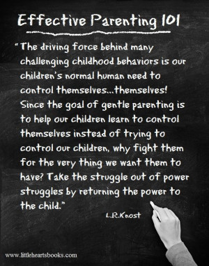 ... struggle out of power struggles with your child by returning the power