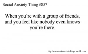 Social Anxiety Things Tumblr