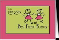 Twin Sister Birthday Quotes Twins day sister best friends