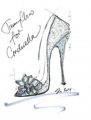Atriz de Cinderela usa o “sapatinho de cristal” assinado por Jimmy ...
