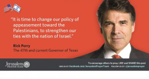 Famous Quotes About Israel : Rick Perry : Mike Evans : Jerusalem ...