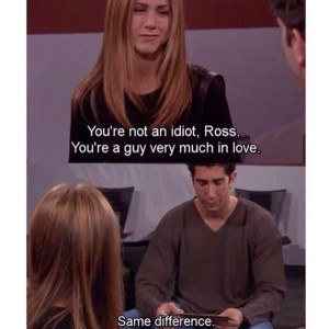 Rachel and Ross Friends tv show Funny quotes